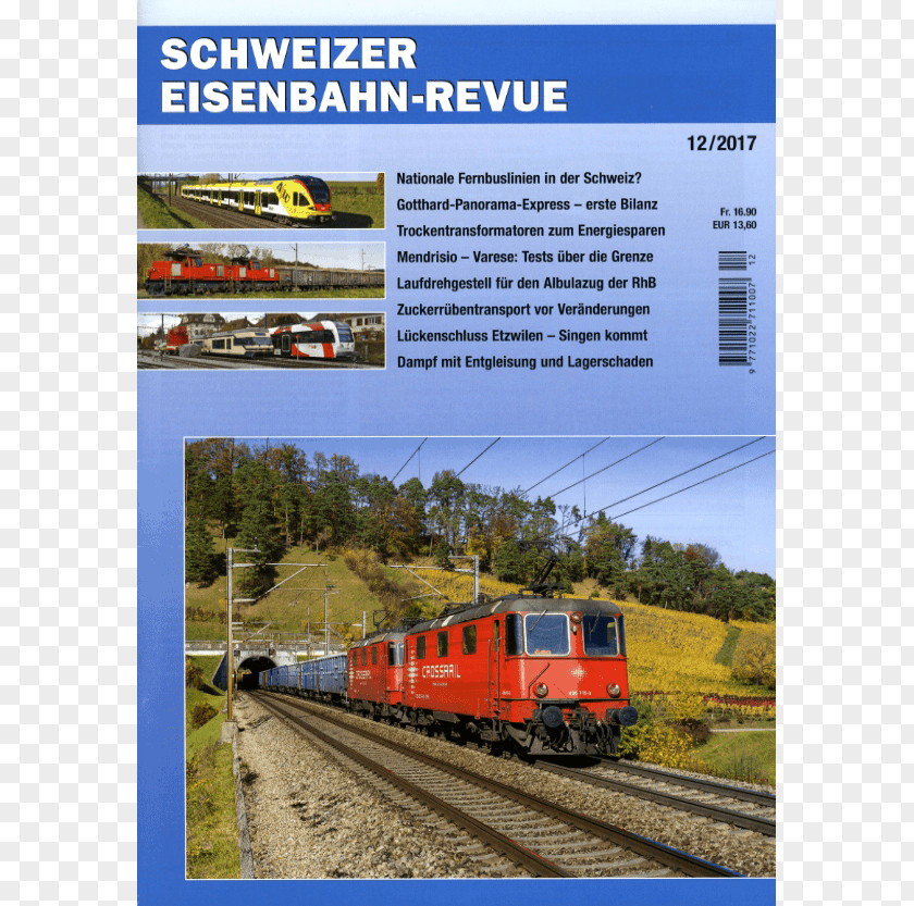 Train Railroad Car Rail Transport Schweizer Eisenbahn-Revue PNG