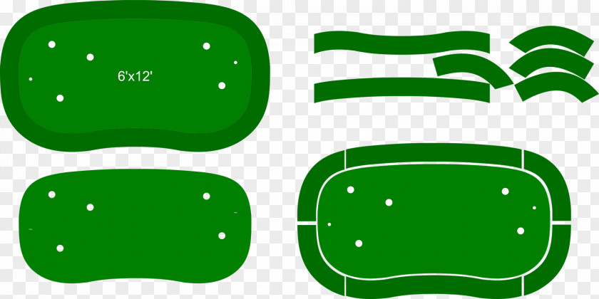 Golf Green Lawn Sod Clip Art PNG