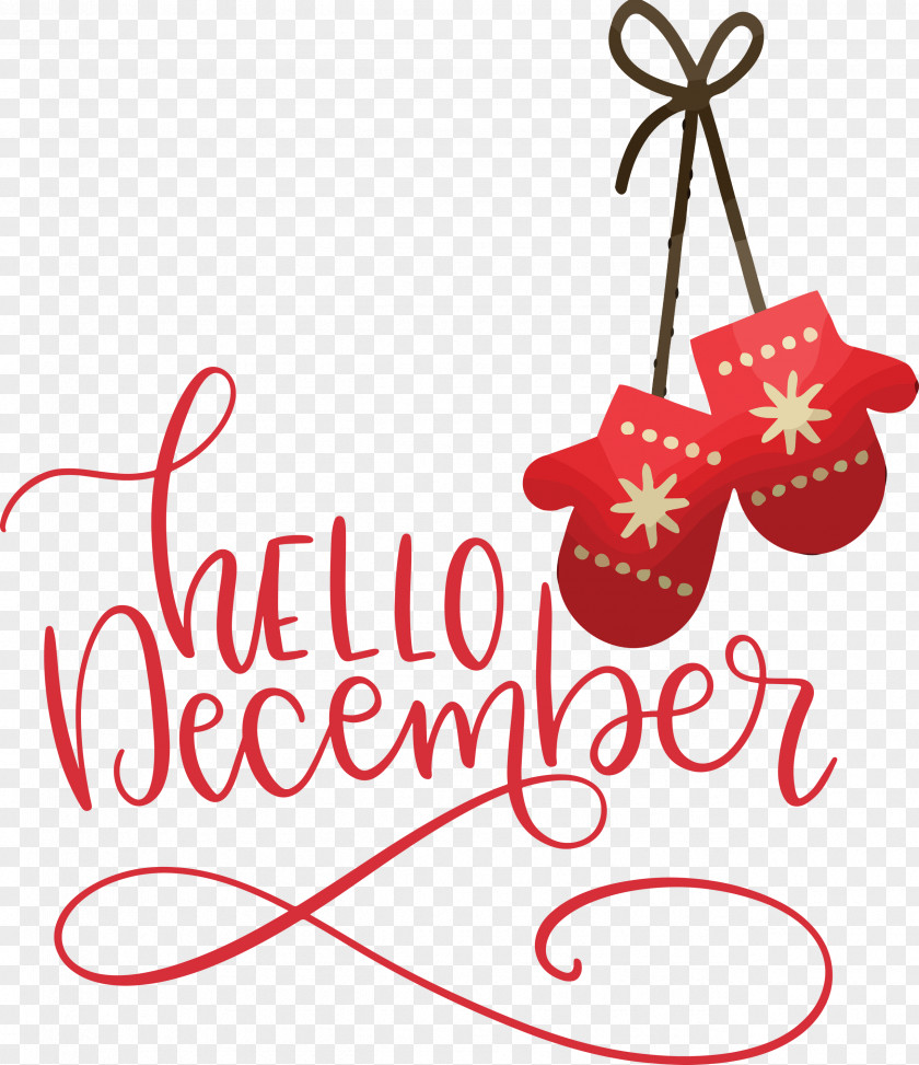 Hello December Winter PNG