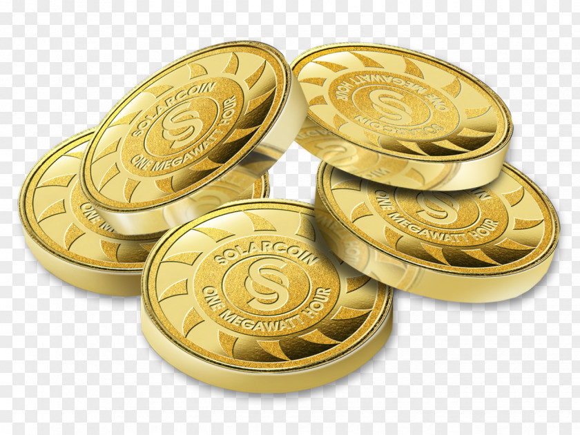 Coins SolarCoin Solar Energy Bitcoin Cryptocurrency Power PNG