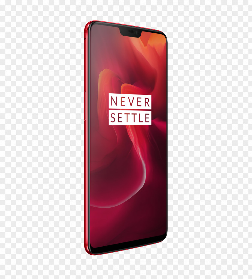 Smartphone OnePlus 6 Network-wide4G Dual Cards Standby 8GB128GB Red Feature Phone PNG