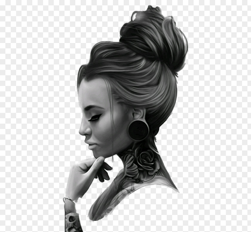 Style Sculpture Hair Cartoon PNG