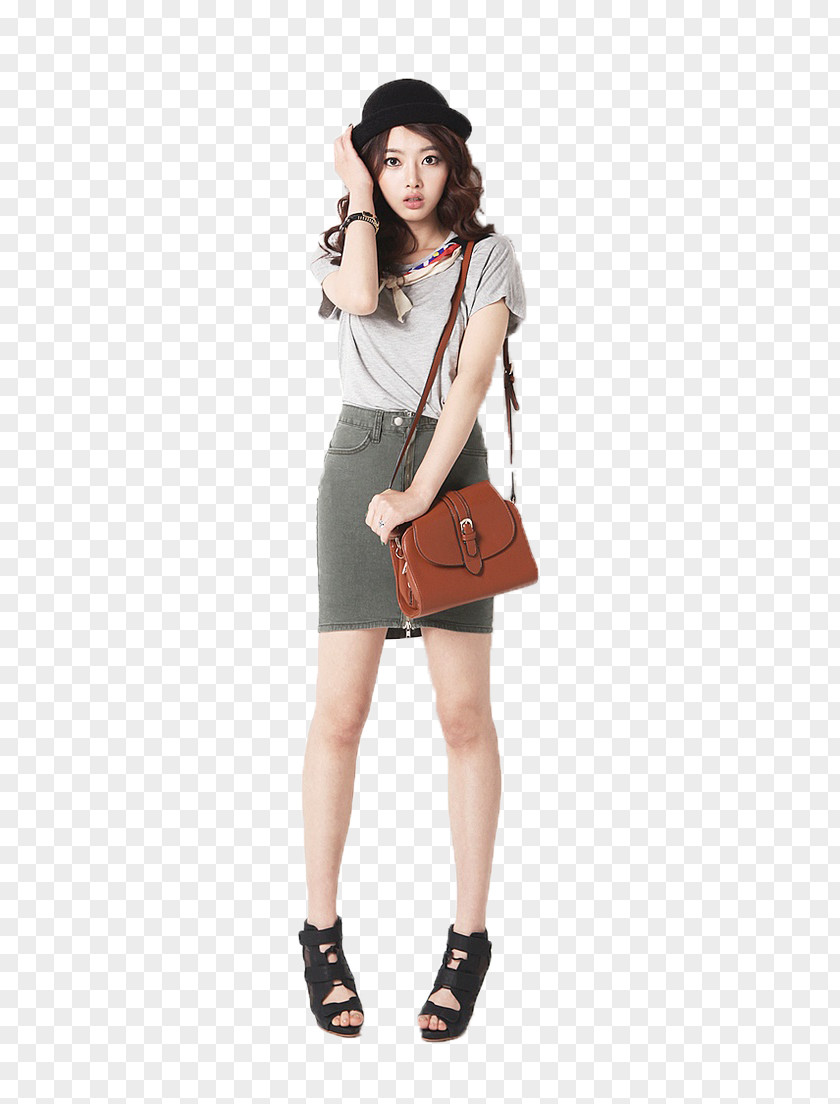 Amber Ulzzang Fashion Korean Casual Woman PNG