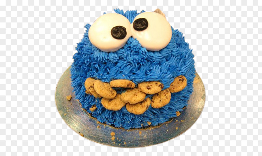 Cake And Cookies Birthday Buttercream Cookie Monster Decorating PNG