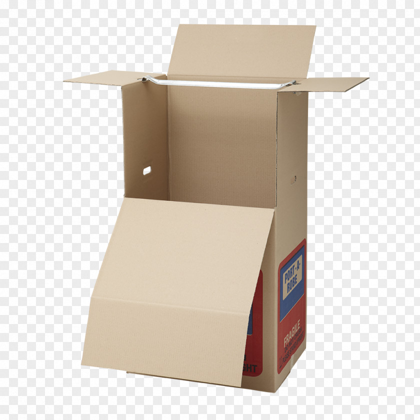 Cardboard Mover Robe Adhesive Tape Paper Box PNG