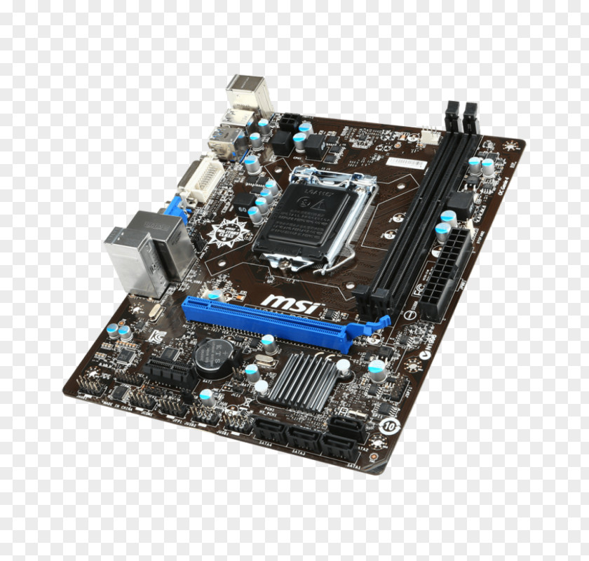 Intel LGA 1150 Motherboard MSI H81M-P33 H81M-E33 PNG