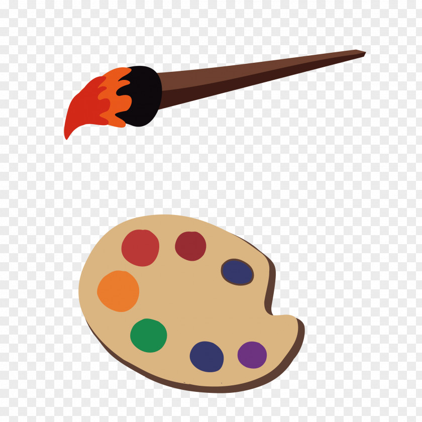 Vector Paint With Pen Palette Painting Icon PNG