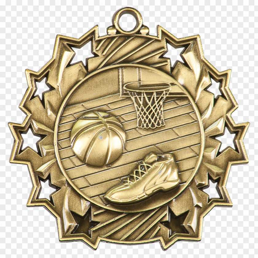 Basketball Trophy Medal Sports Award Or Decoration PNG