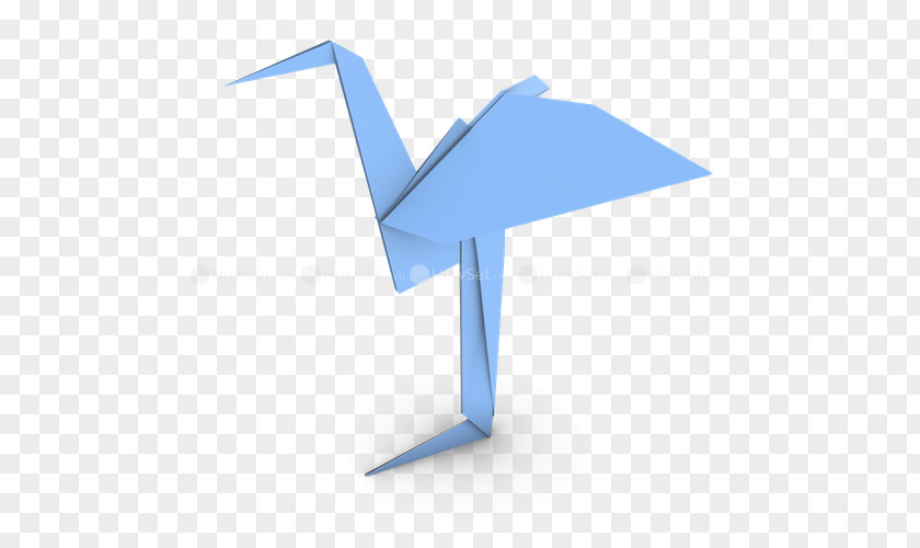Bird Origami Paper Heron Craft PNG