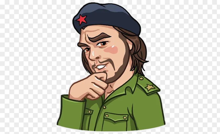 Che Guevara Sticker Telegram Clip Art PNG