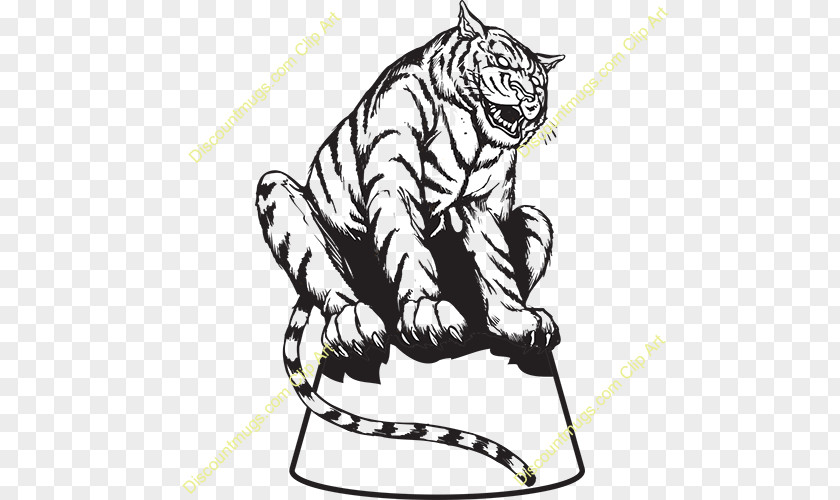 Snag Flag Whiskers Cat Tiger Clip Art Illustration PNG