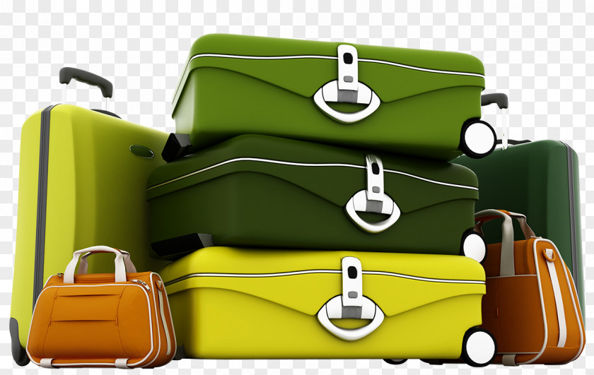 Suitcase Bus Baggage Hotel Travel PNG