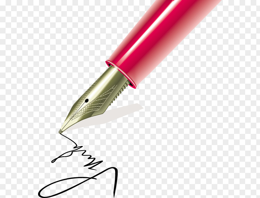 Vector Hand-drawn Pen Signature Advertising Block Business Card Application Software PNG