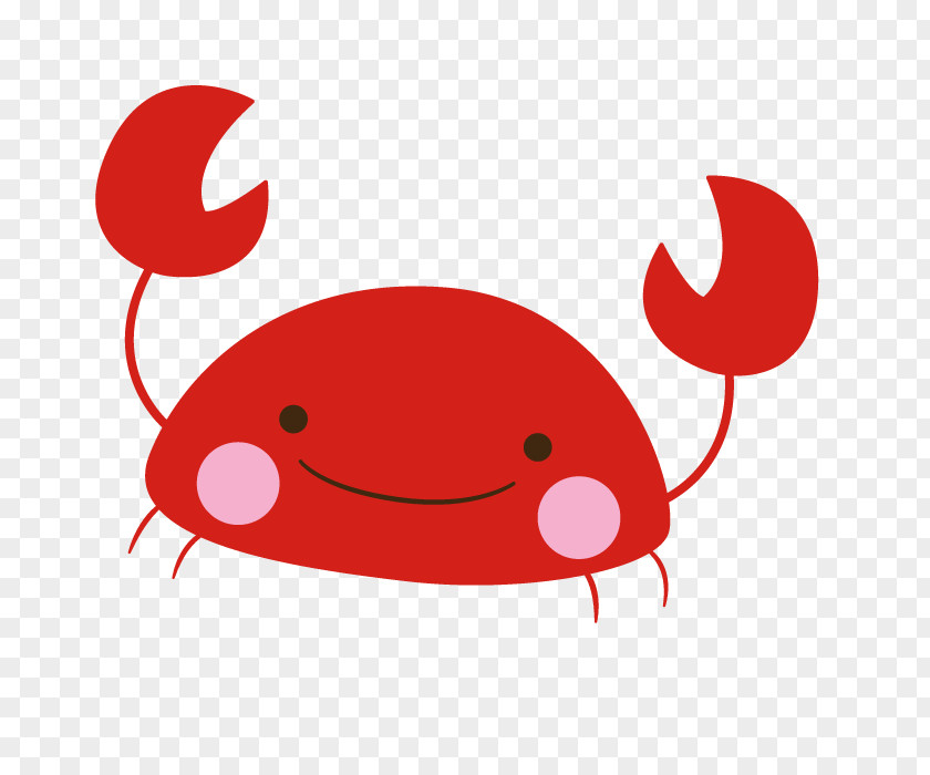 Vector Painted Crab Poster Illustration PNG