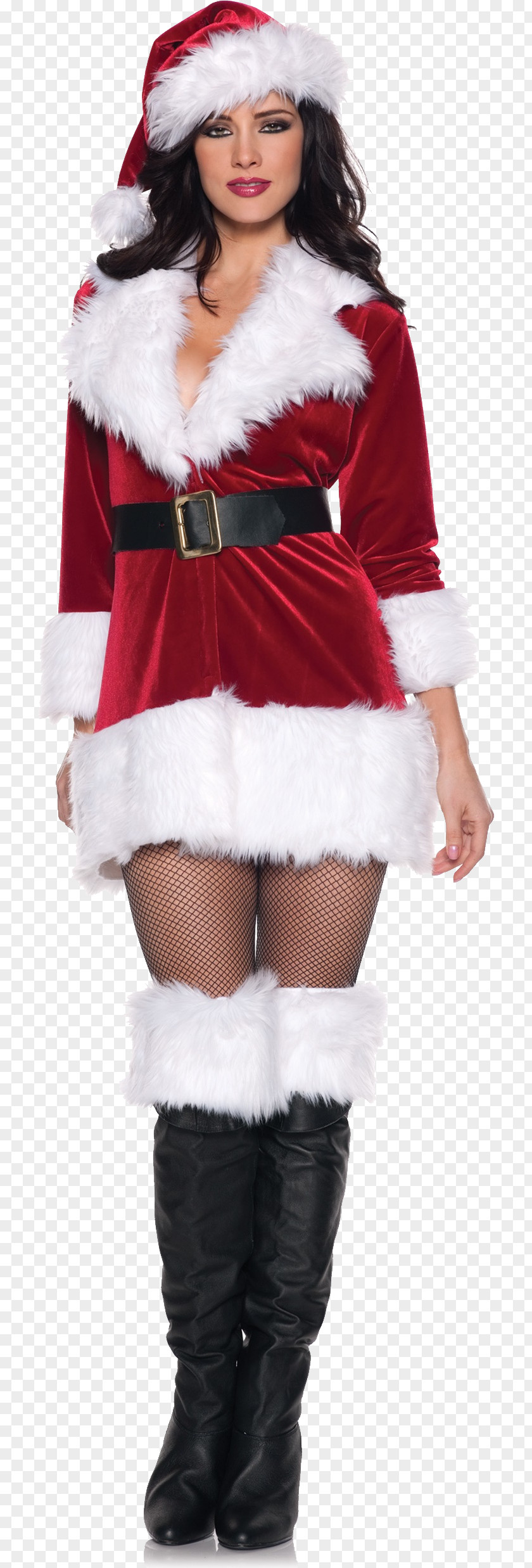Christmas Mrs. Claus Santa Costume Suit Clothing PNG