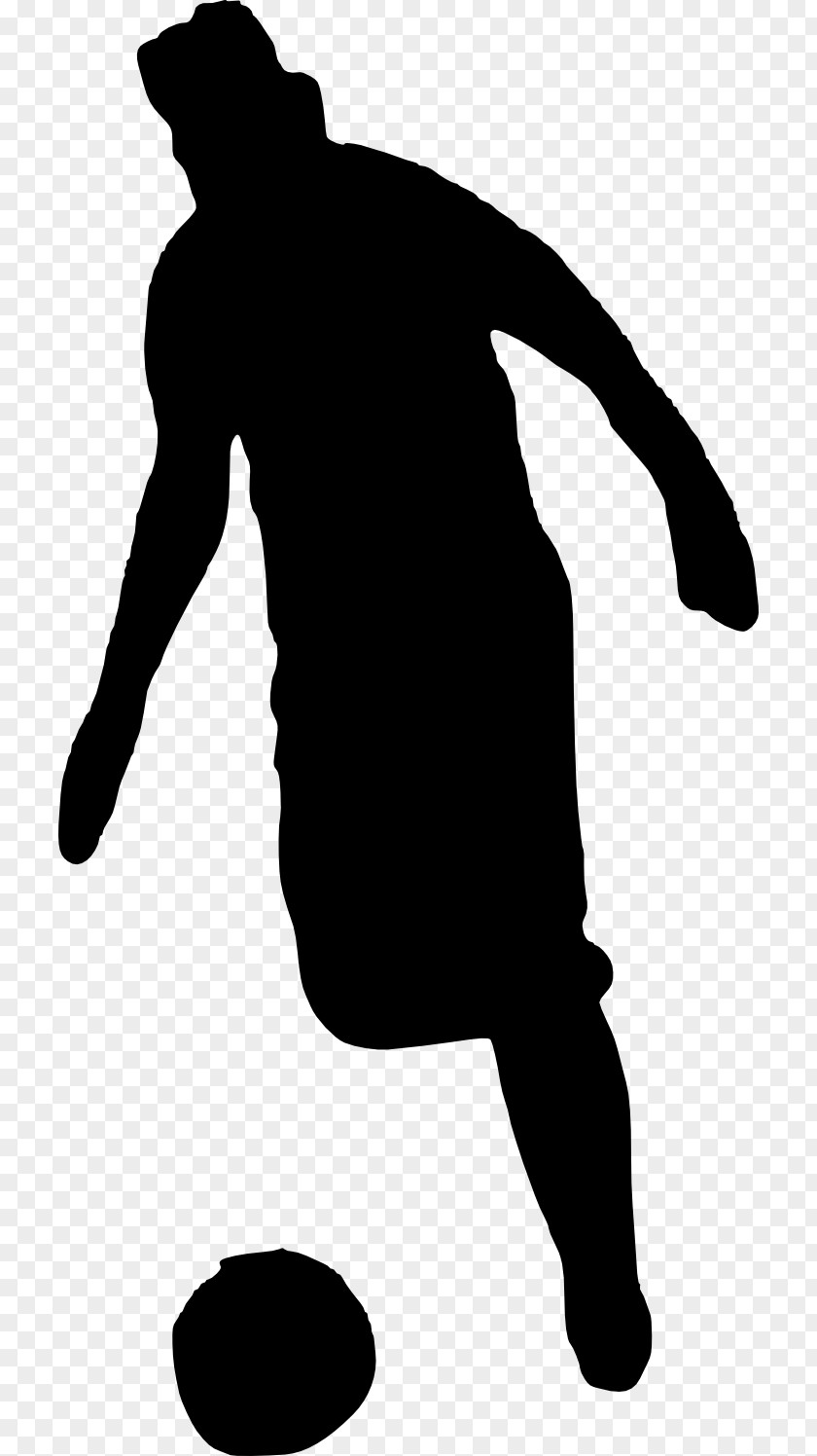 Silhouette Football Player Clip Art PNG