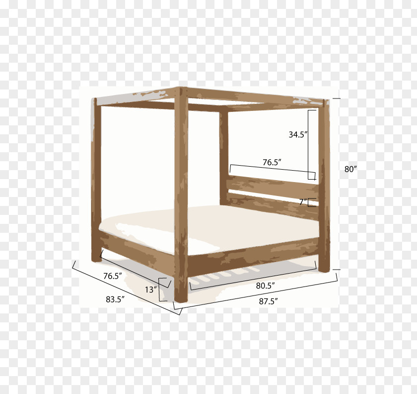 Table Four-poster Bed Canopy Frame PNG