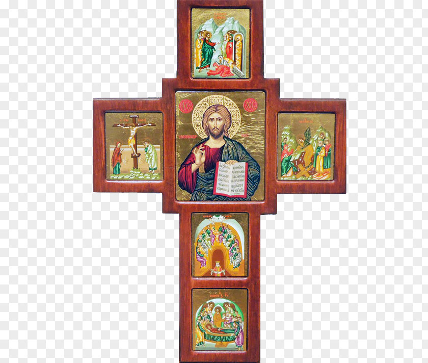 Christian Cross Crucifix Picture Frames Panagia Portaitissa Icon PNG