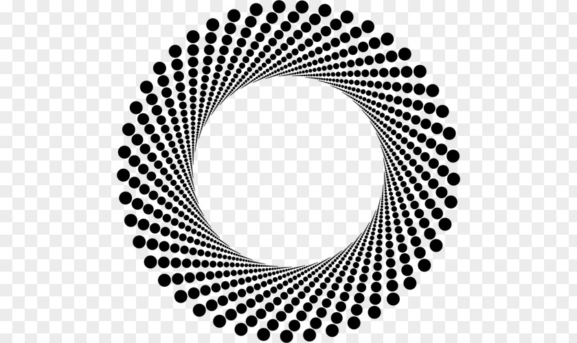 Circle Dots Vortex Whirlpool Eddy Clip Art PNG