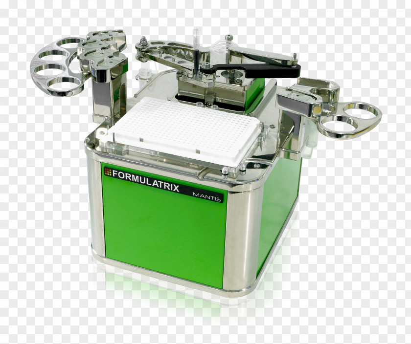 Mantis Liquid Handling Robot Qubit Fluorometer Pipette Laboratory PNG