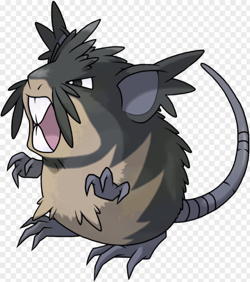 Pokémon Sun And Moon Whiskers Raticate Rattata Alola PNG
