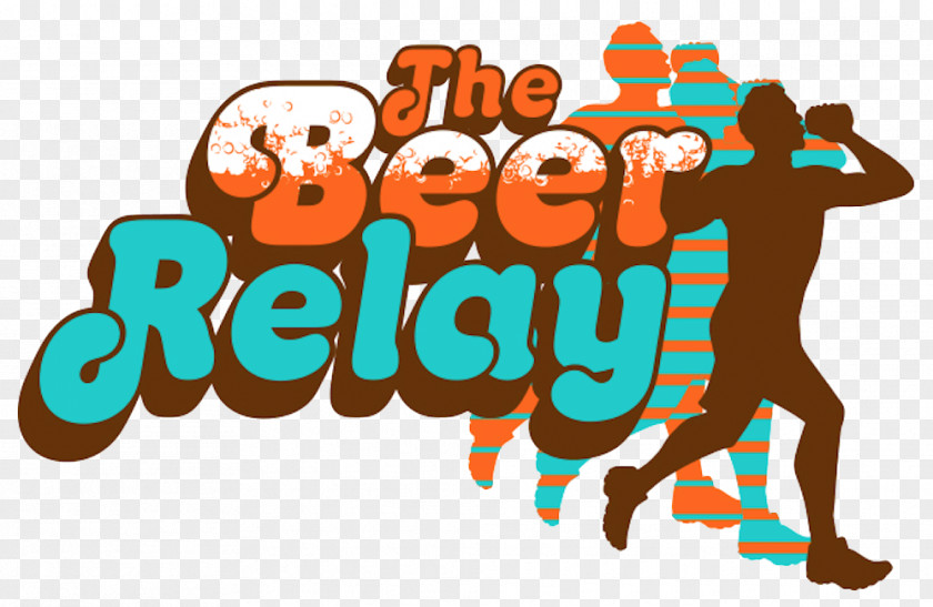 Relay Race Beer Logo Racing Running PNG