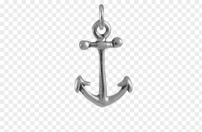 Silver Charms & Pendants Sterling Anchor Charm Bracelet PNG