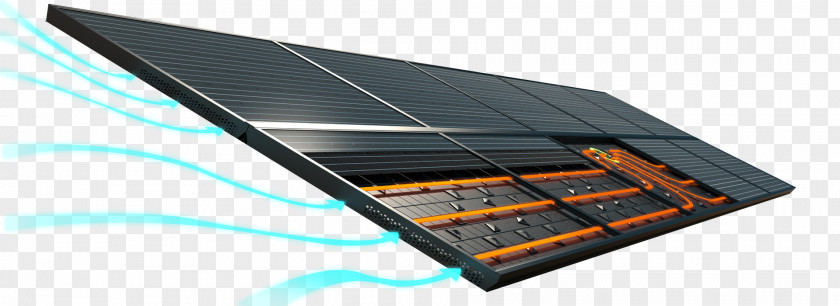 Solaire Solar Panels Panneau Aérothermique Energy Water Heating Photovoltaics PNG