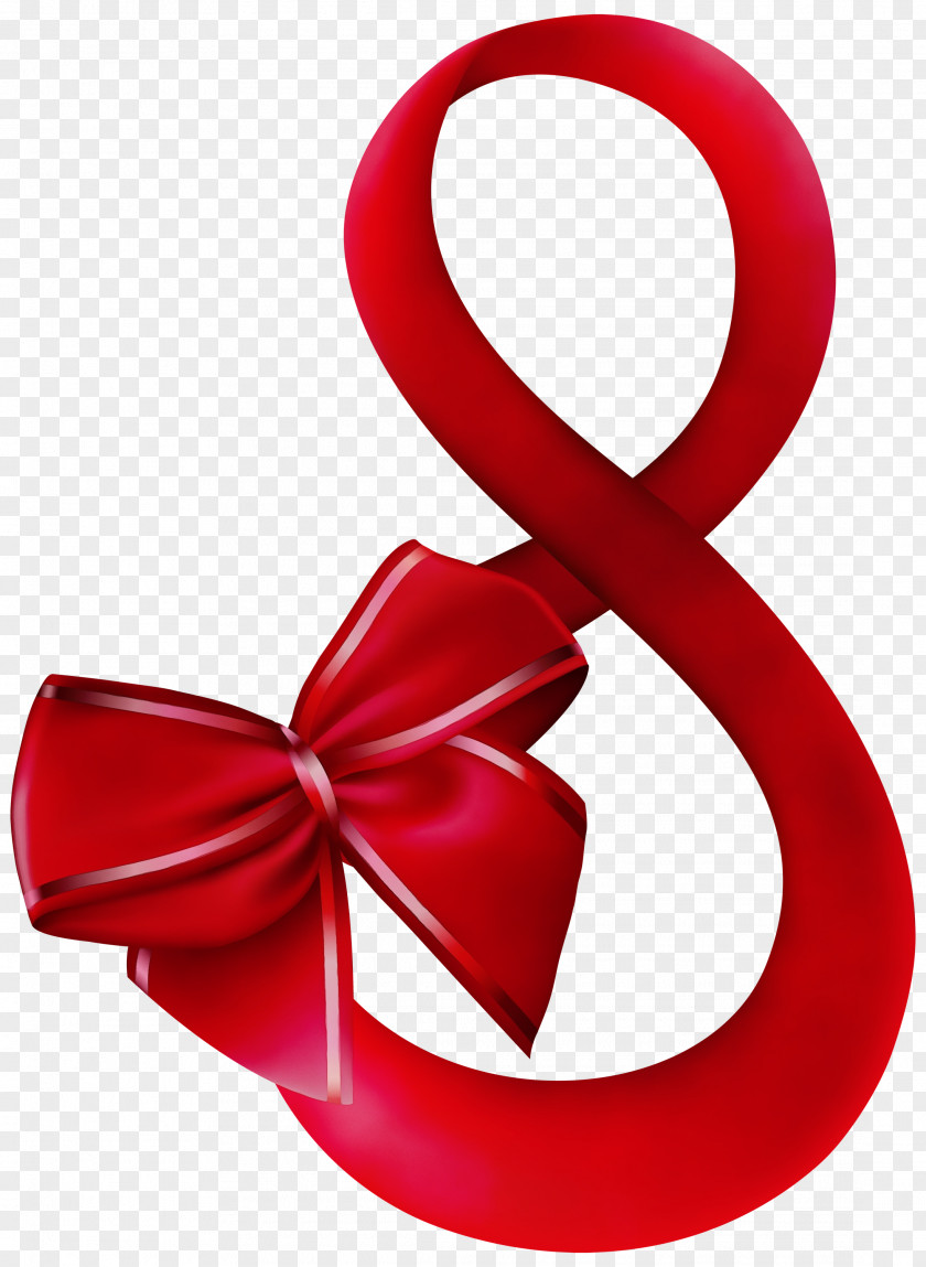 Symbol Red Background Ribbon PNG