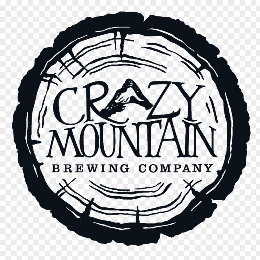 Beer Crazy Mountain Brewery Taproom And Garden Brewing Company Logo PNG