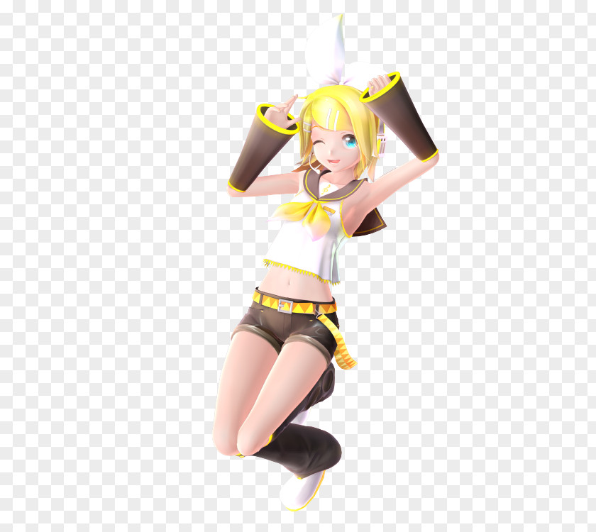 Pink Dots MikuMikuDance Figurine Kagamine Rin/Len Action & Toy Figures The French Corner PNG