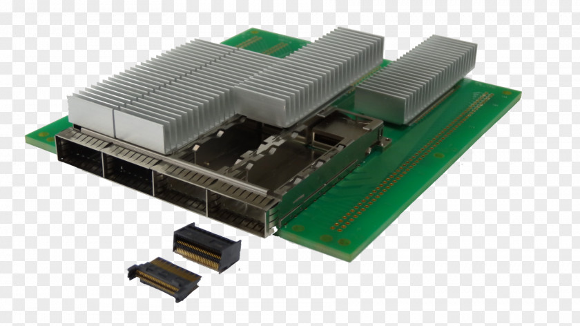 Quad Flyer Electronics QSFP Electrical Connector C Form-factor Pluggable 100 Gigabit Ethernet PNG