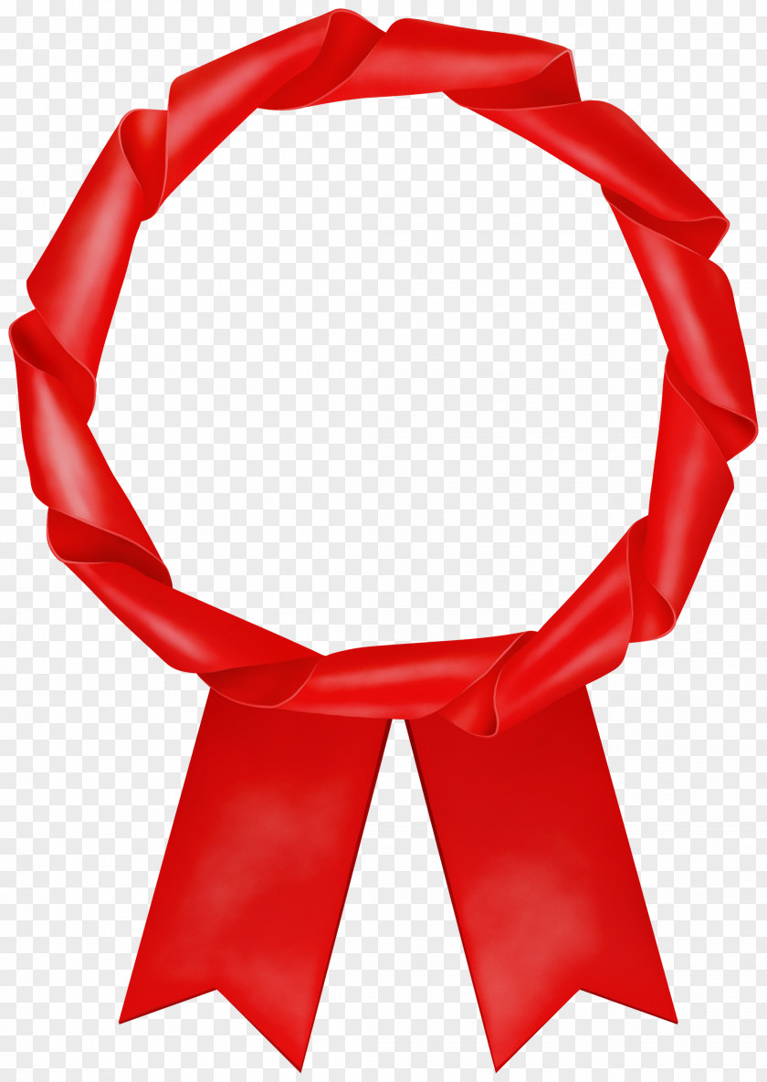 Red Ribbon Costume Accessory PNG