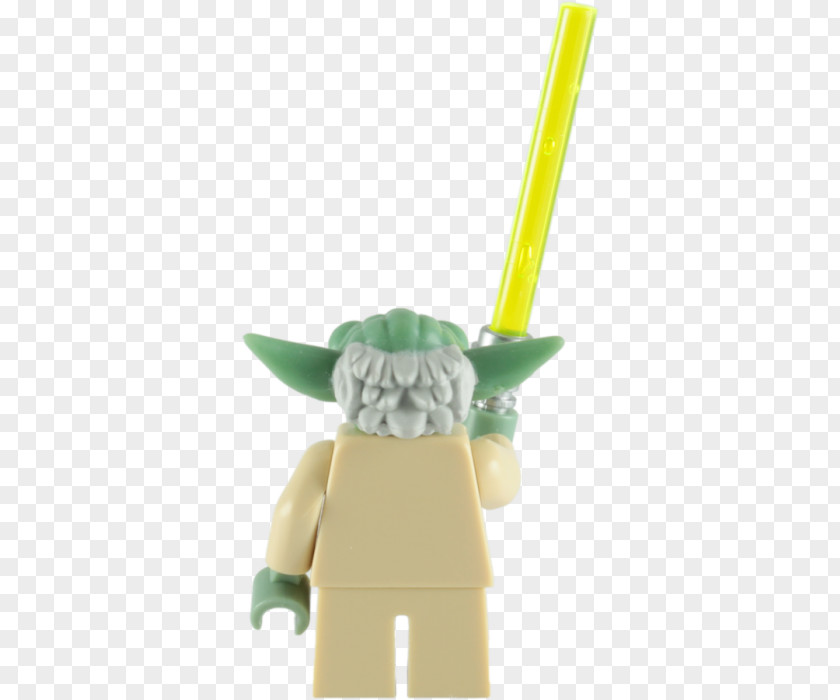 Star Wars Yoda Figurine Lightsaber Lego Minifigure PNG