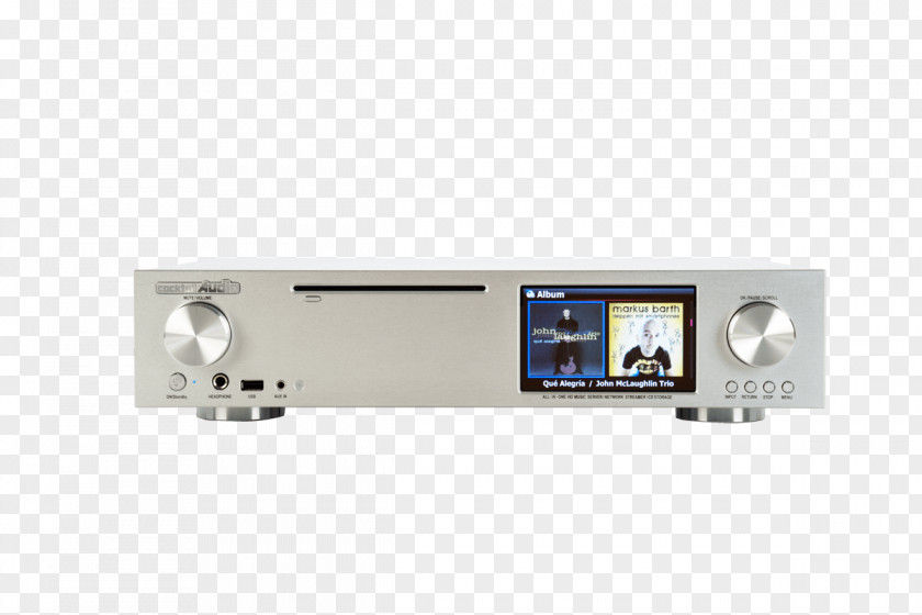 Black Cocs Cocktail Audio X30 AV Receiver Radio Internet PNG