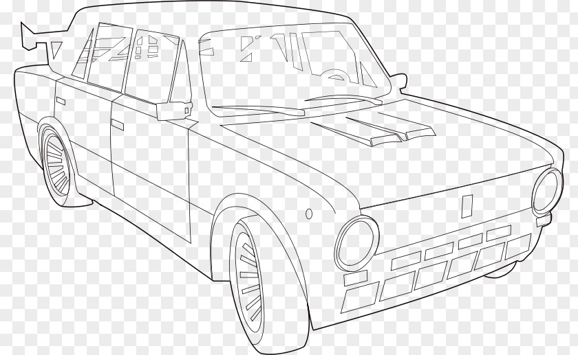 Car Lada VAZ-2101 AvtoVAZ Clip Art PNG