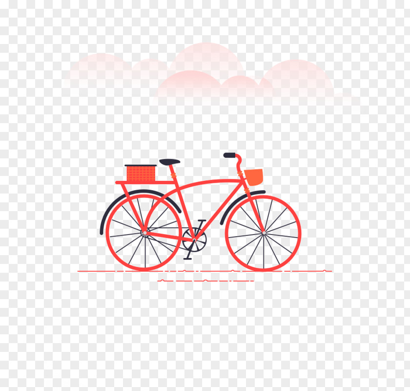 Cartoon Bicycle Wheel Splash Screen PNG