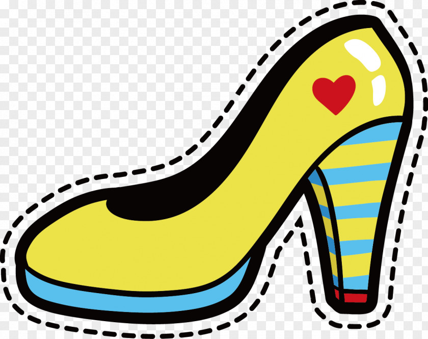 Cartoon Heels High-heeled Footwear Drawing Clip Art PNG