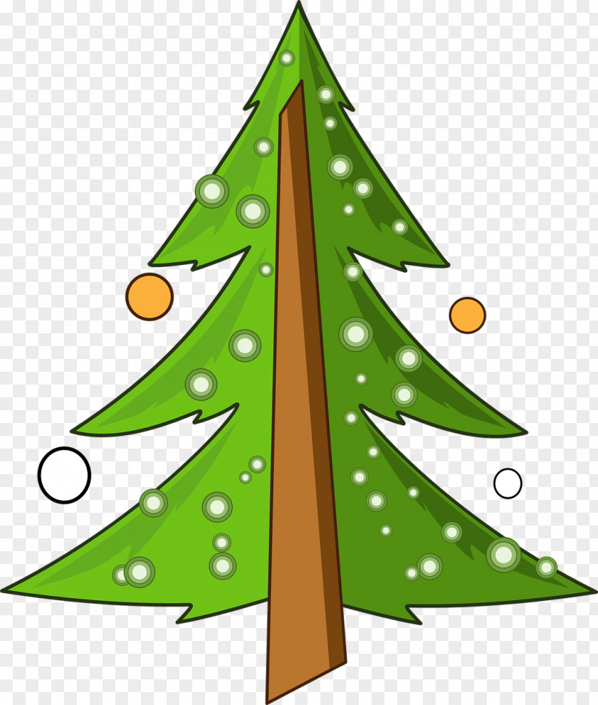 Christmas Tree In Snow Pine Fir Clip Art PNG