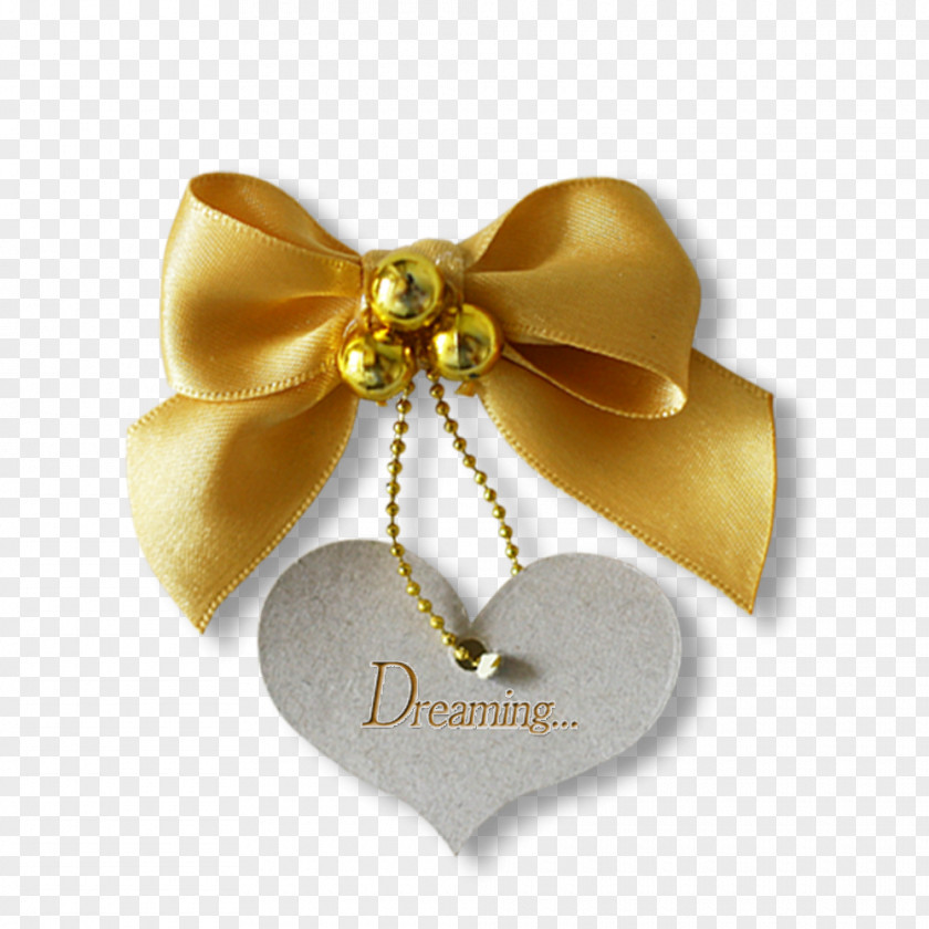 Free To Pull The Bow Tag Creatives Shoelace Knot Yellow PNG