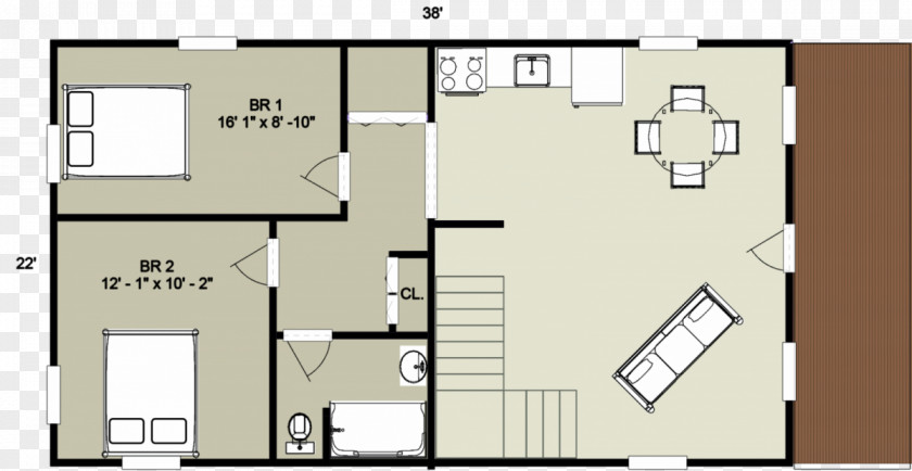 House Floor Plan Architecture Log Cabin PNG