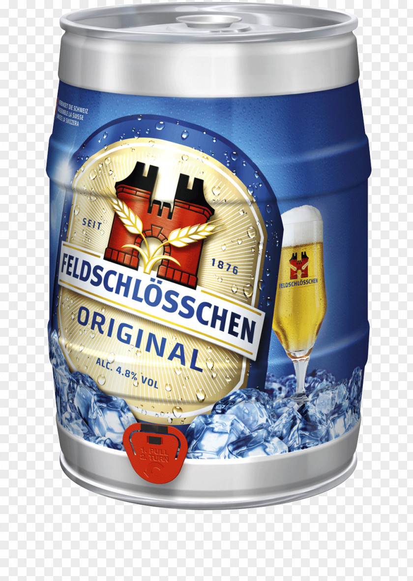 Beer Lager Feldschlösschen Getränke AG Feldschlößchen CoolKeg PNG
