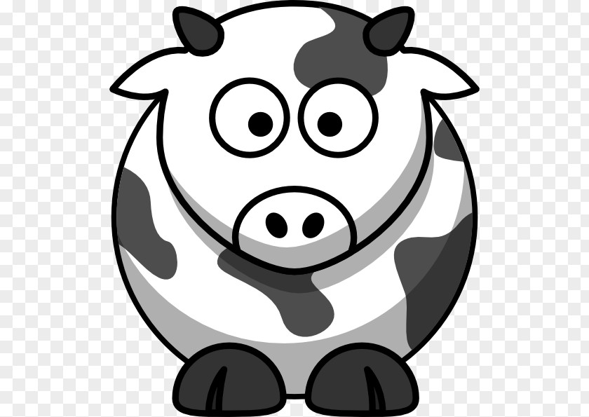 Cartoon Cow Cattle Drawing PNG