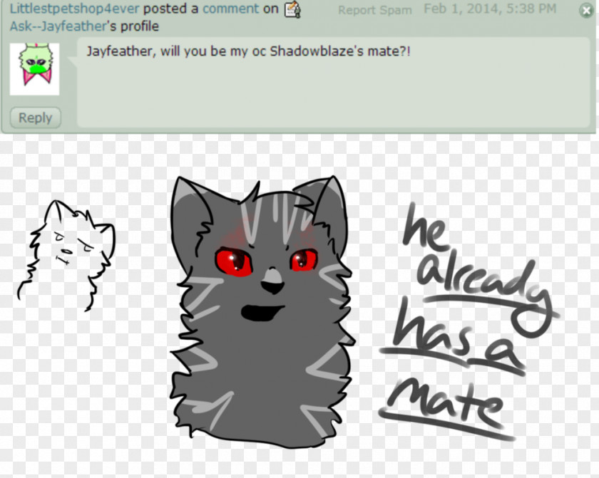 Cat Whiskers Warriors Jayfeather Mate PNG