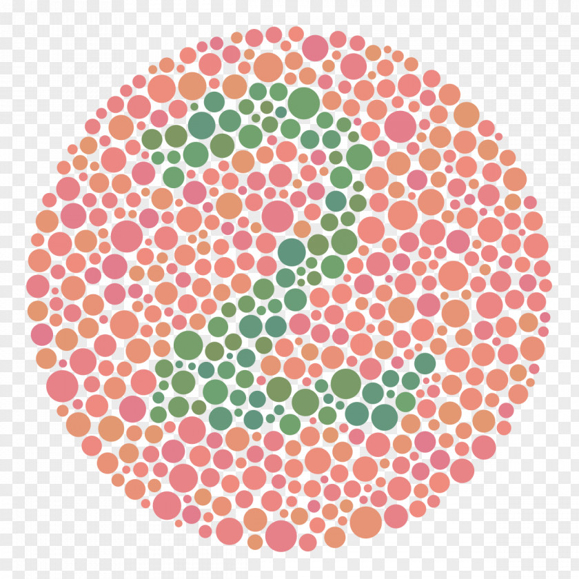Eye Ishihara Test Color Blindness Examination Visual Perception Vision PNG