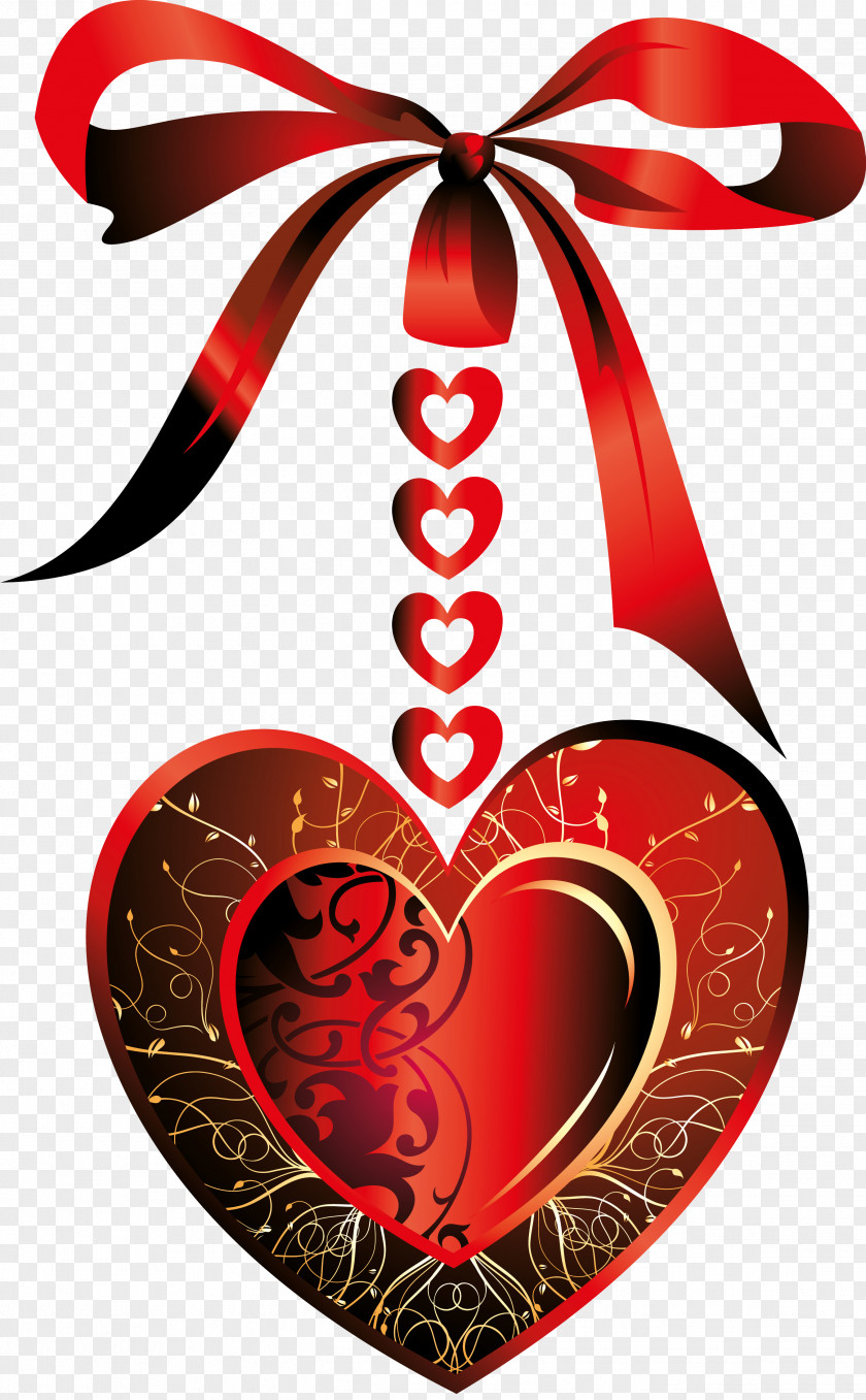 Hearts Heart Valentine's Day Love Clip Art PNG