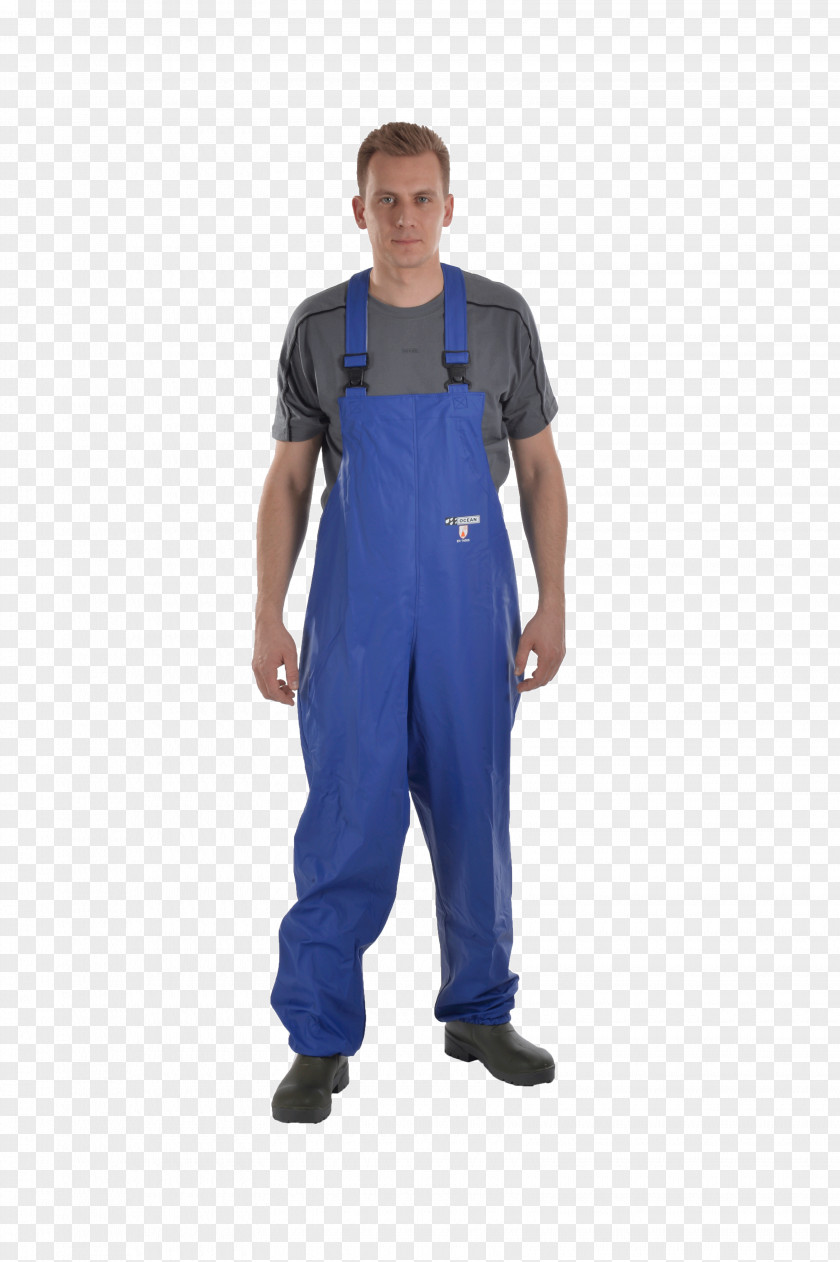 Overalls Overall Pants Uniform T-shirt Blue PNG