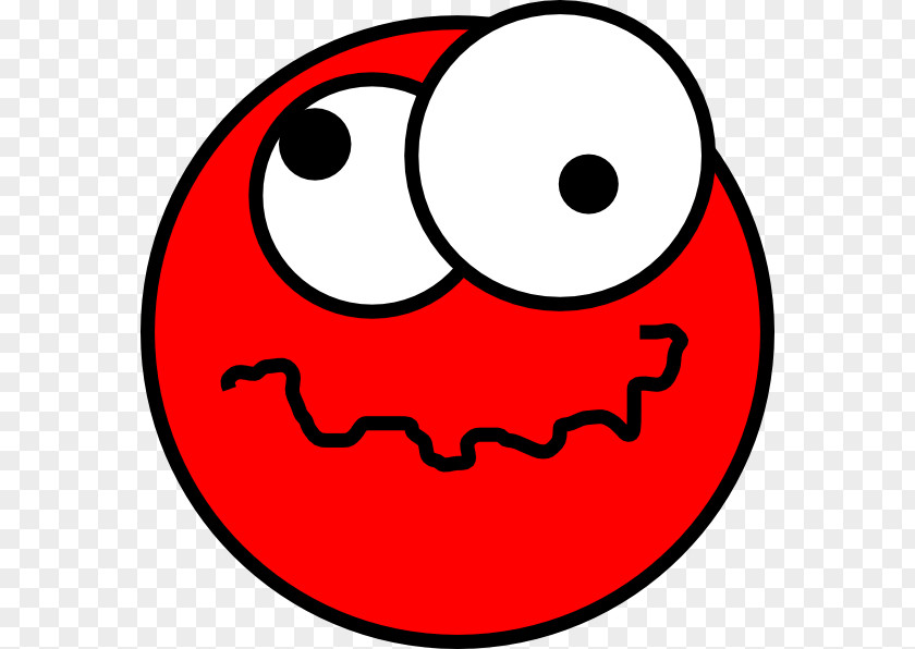 Red Sad Face Smiley Emoticon Sadness Clip Art PNG