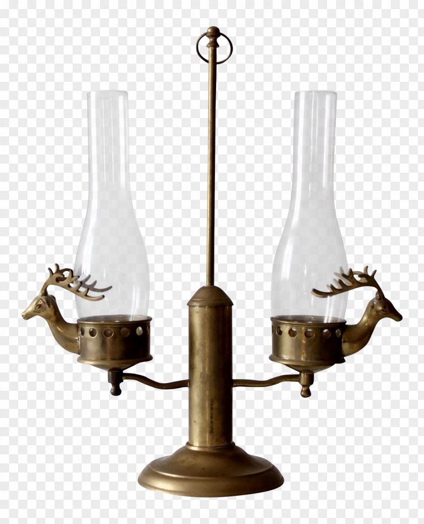 Brass Light Fixture Oil Lamp PNG