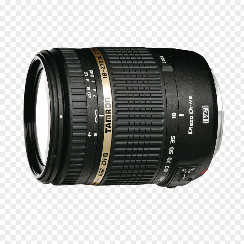 Camera Lens Tamron 18-270mm F/3.5-6.3 Di II VC PZD Canon EOS Telephoto Zoom PNG